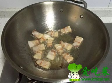 家常菜油渣春菜煲的做法