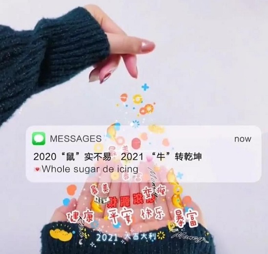 抖音實(shí)鼠不易牛轉(zhuǎn)乾坤圖片分享 2021實(shí)鼠不易牛轉(zhuǎn)乾坤文案大全圖片4