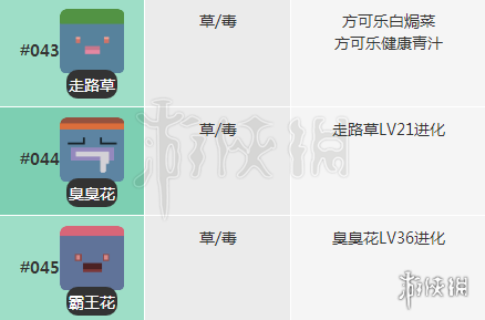 寶可夢(mèng)探險(xiǎn)尋寶走路草食譜 霸王花配方進(jìn)化技能介紹
