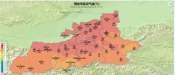 西安經(jīng)歷了1951年以來(lái)最熱的6月:20天超過(guò)35度